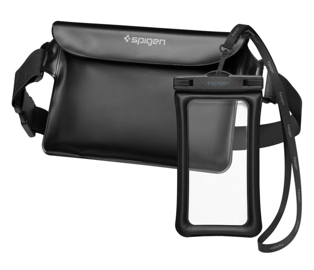 Spigen A621 Uniwersalne wodoodporne etui & Waist Bag Black - 1346575 - zdjęcie 2